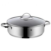 WMF 0761406380 Coated braising pan 28 cm, rim, glass lid