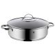 WMF 0761406380 Coated braising pan 28 cm, rim, glass lid