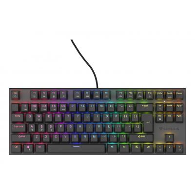 7. GENESIS Thor 303 TKL Gaming Keyboard USB QWERTY US English Black