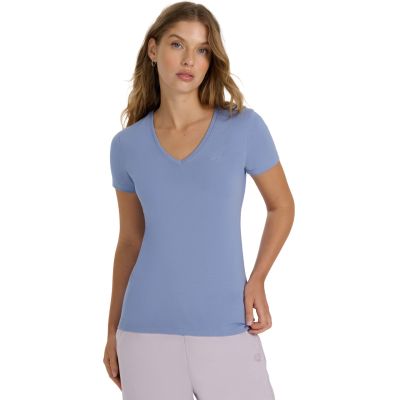 Women's T-shirt 4F F2969 denim 4FWAW25TTSHF2969 32S