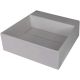 Granite countertop washbasin with space for a tap - with a cover