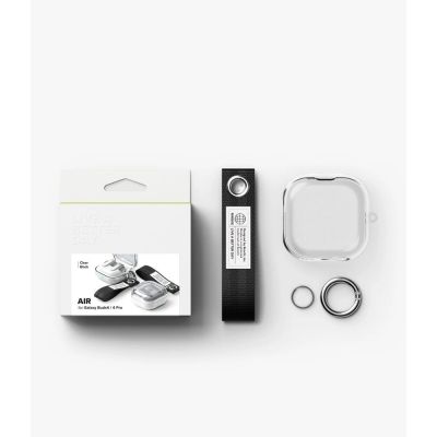 7. Ringke Air Case for Samsung Galaxy Buds 4 / 4 Pro - Transparent