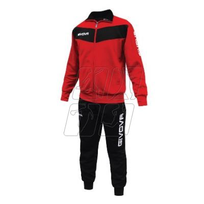 2. Tracksuit Givova Tuta Visa TR018 1210 red/black