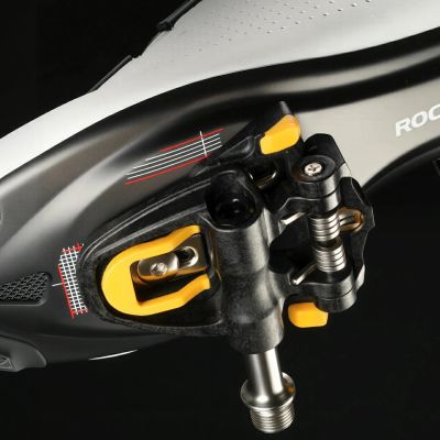 8. Rockbros RD9 SPD Carbon Fiber and Titanium Alloy Pedal Cleats - Black