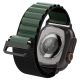 10. Strap Spigen WBF1 Strap for Apple Watch 44 / 45 / 46 / 49 mm - Black and Green