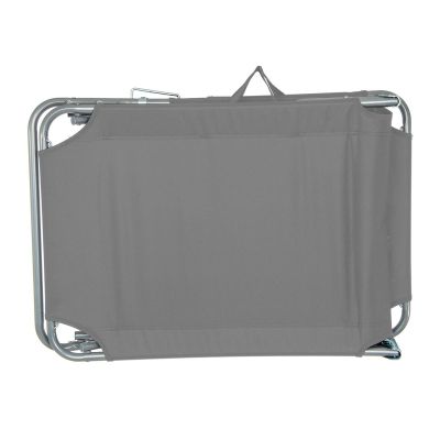 15. FOLDABLE CAMPING BED, GREY