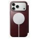 3. NOMAD Modern Leather Folio - MagSafe-compatible leather case for iPhone 17 Pro Max, Horween leather (burgundy)