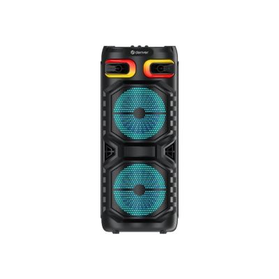 7. Denver BPS-355 portable / party speaker, Party Speaker, Black, 16 W