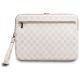 3. DKNY Sleeve Checkered Pattern Printed Stripes 14" Laptop Case - Pink