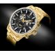 2. Men's Watch Giewont Chronograph Sapphire Gold Black GW4580-B4