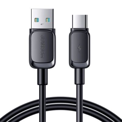 3. Joyroom Multi-Color Series A14 USB-A / USB-C 3A Cable 1.2 m - Black