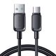 3. Joyroom Multi-Color Series A14 USB-A / USB-C 3A Cable 1.2 m - Black