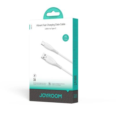 3. Joyroom S-A59 Vibrant Series 3A USB-A - USB-C cable 1.2m - white