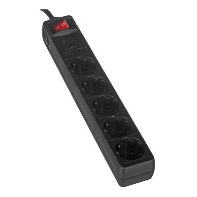 4. ENERGENIE SPG5-C-10 power strip (5 x VDE; 3m; black)