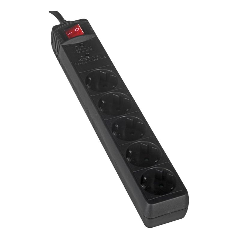 4. ENERGENIE SPG5-C-10 power strip (5 x VDE; 3m; black)