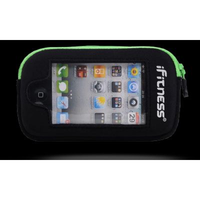 iFitness iPhone Pouch OA ADP03 BLK/GREEN IFIT-0200