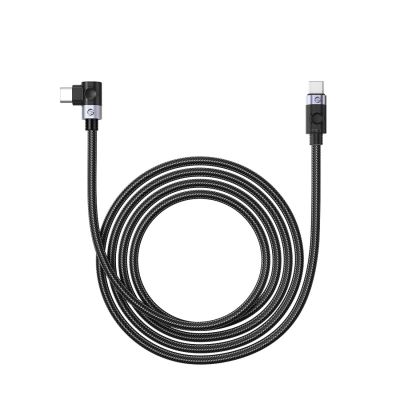 2. C2C PD100W Laptop Fast Charging Cable (Right Angle) black 1m