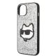 6. Karl Lagerfeld KLHCP14MG2CPS iPhone 14 Plus 6.7" silver/silver hardcase Glitter Choupette Patch