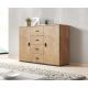4. UNI chest of drawers, oak lefkas/black