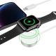 3. Tech-Protect UltraBoost 2in1 Magnetic Charger with USB-C / Lightning Cables for Apple Watch 1.5m - White