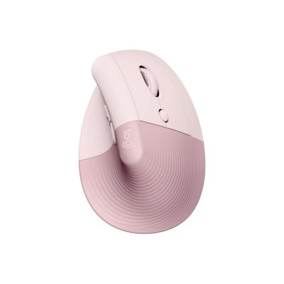 8. Logitech Lift Vertical Pink mouse