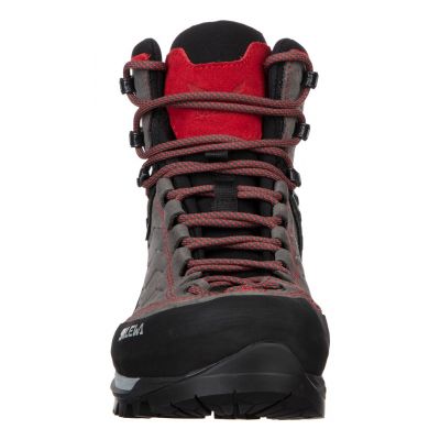 6. Salewa MTN Trainer Mid GTX Men's Adult Dark Grey, Gray, Red