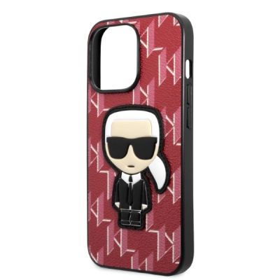 6. Karl Lagerfeld KLHCP13LPMNIKPI iPhone 13 Pro / 13 6.1" hardcase red/red Monogram Ikonik Patch