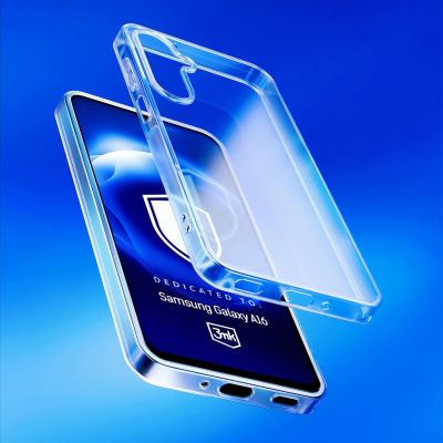 8. 3mk Clear Case for Samsung Galaxy A16 - transparent