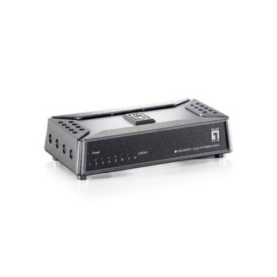 2. LevelOne FSW-0808TX Network Switch Unmanaged Fast Ethernet (10/100) Gray