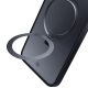 16. 3mk Smoke Case Mag&Stand for Apple iPhone 16 plus - transparent