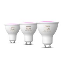 Philips Hue White and color ambiance Smart spotlight GU10 (3-pack)