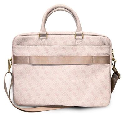 3. Guess 4G Big Logo bag for a 16'' laptop - pink