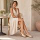 9. Beige women's sandals Filippo DS7923