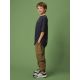 4. Boys' cargo sweatpants 4F 4FJRSS26TTROM1882-82S