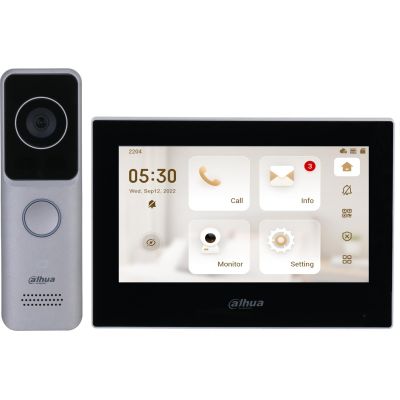 10. Dahua Technology KTW02 Video Intercom 2 MP 17.8 cm (7") Light Gray
