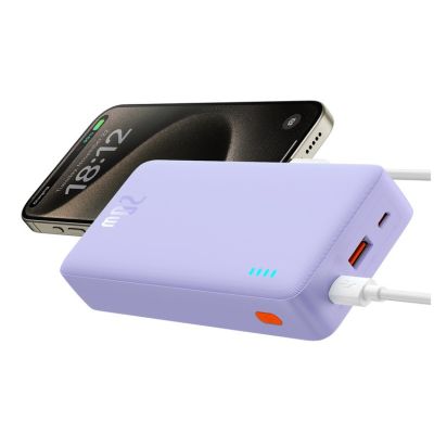 5. BASEUS POWERBANK AIRPOW 20000MAH 20W (PURPLE)