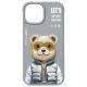 4. Nimmy Cool&Cute 2.0 Bear Case for iPhone 15 - Gray