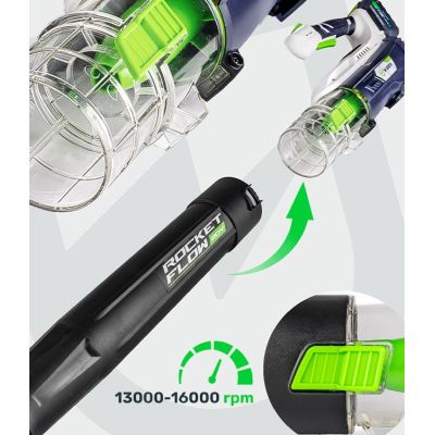 9. 20V Cordless Blower, 137 km/h W04401 WUBER