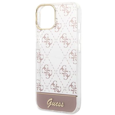 6. Guess GUHCP14MHG4MHP iPhone 14 Plus 6.7 "pink / pink hardcase 4G Pattern Script