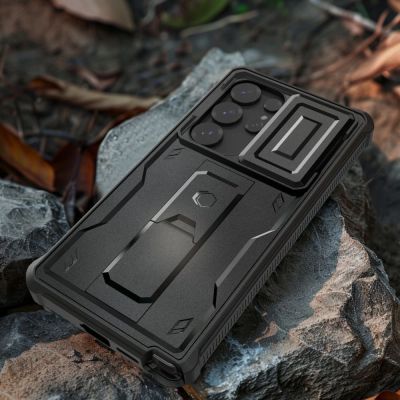 7. Tech-Protect Kevlar Cam+ Case for Samsung Galaxy S25 Ultra - Black