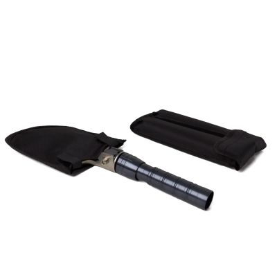 4. Wozinsky WSS-211 survival bushcraft shovel multifunctional knife breaker flint whistle harpoon 21 in 1 - gray