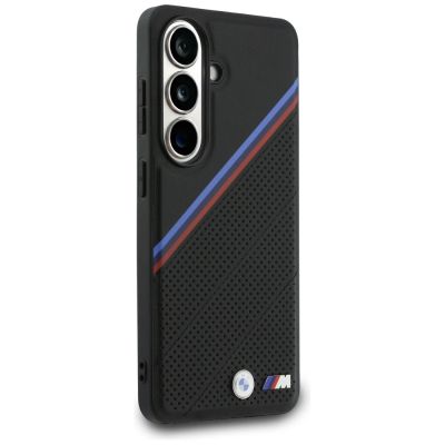 4. BMW Tricolor Metal Logo MagSafe Case for Samsung Galaxy S26 - Black