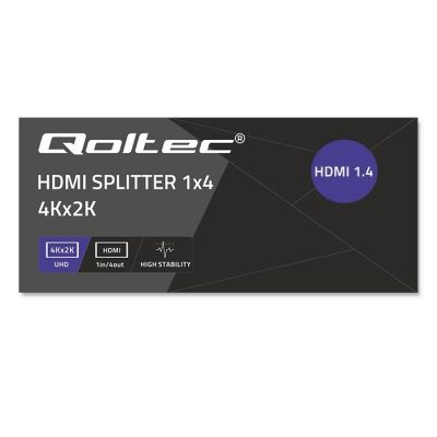 6. QOLTEC SPLITTER 4XHDMI 4KX2K | 3.4GB/S