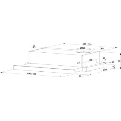 3. MAAN Corona 2 G 50 telescopic hood black - black glass front