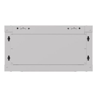 26. LANBERG WALL-HUNG RACK CABINET 19" 4U 540X350 GRAY GLASS DOOR (FLAT PACK)