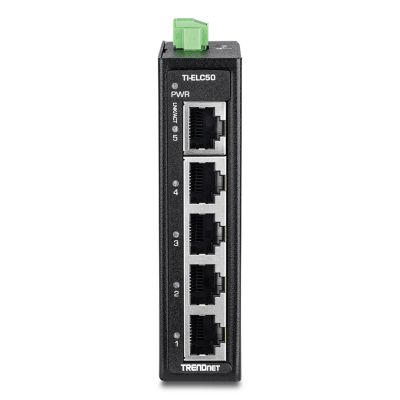 2. Trendnet TI-ELC50 Network Switch Unmanaged Fast Ethernet (10/100) Black