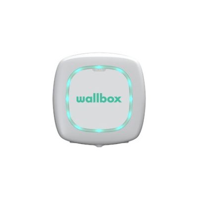 Wallbox Pulsar Plus, white, wall, black, AC, type 2, IK08 - 5m