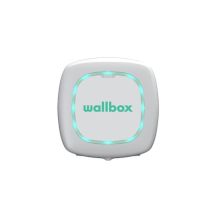 Wallbox Pulsar Plus, white, wall, black, AC, type 2, IK08 - 5m