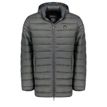 Geographical Norway men's jacket AMIGOMAP LONG HOOD DB DGREY MEN 233 DARK GRAY (WZ5086H/GN-GRIS FONCÉ)