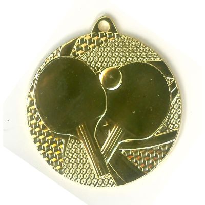 Gold medal - table tennis - steel medal